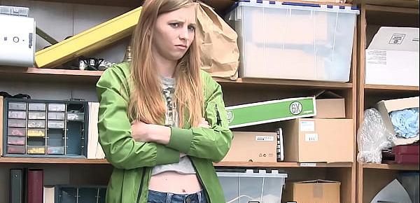  Cute teen Ava Parker pays the pussy price for stealing